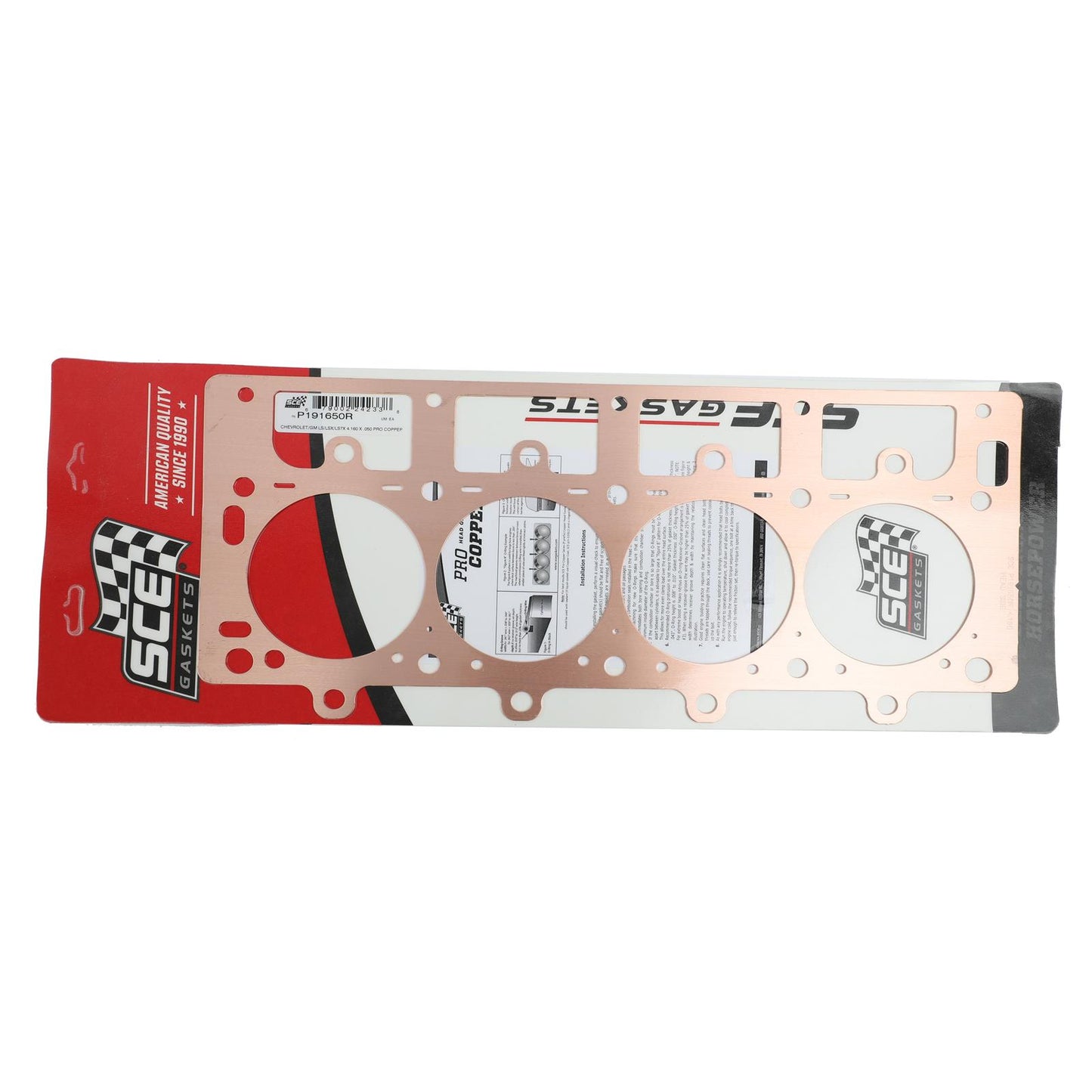 SCE Gaskets SCE-P191650R Chevrolet/Gm LS/Lsx/Ls7x 4.160