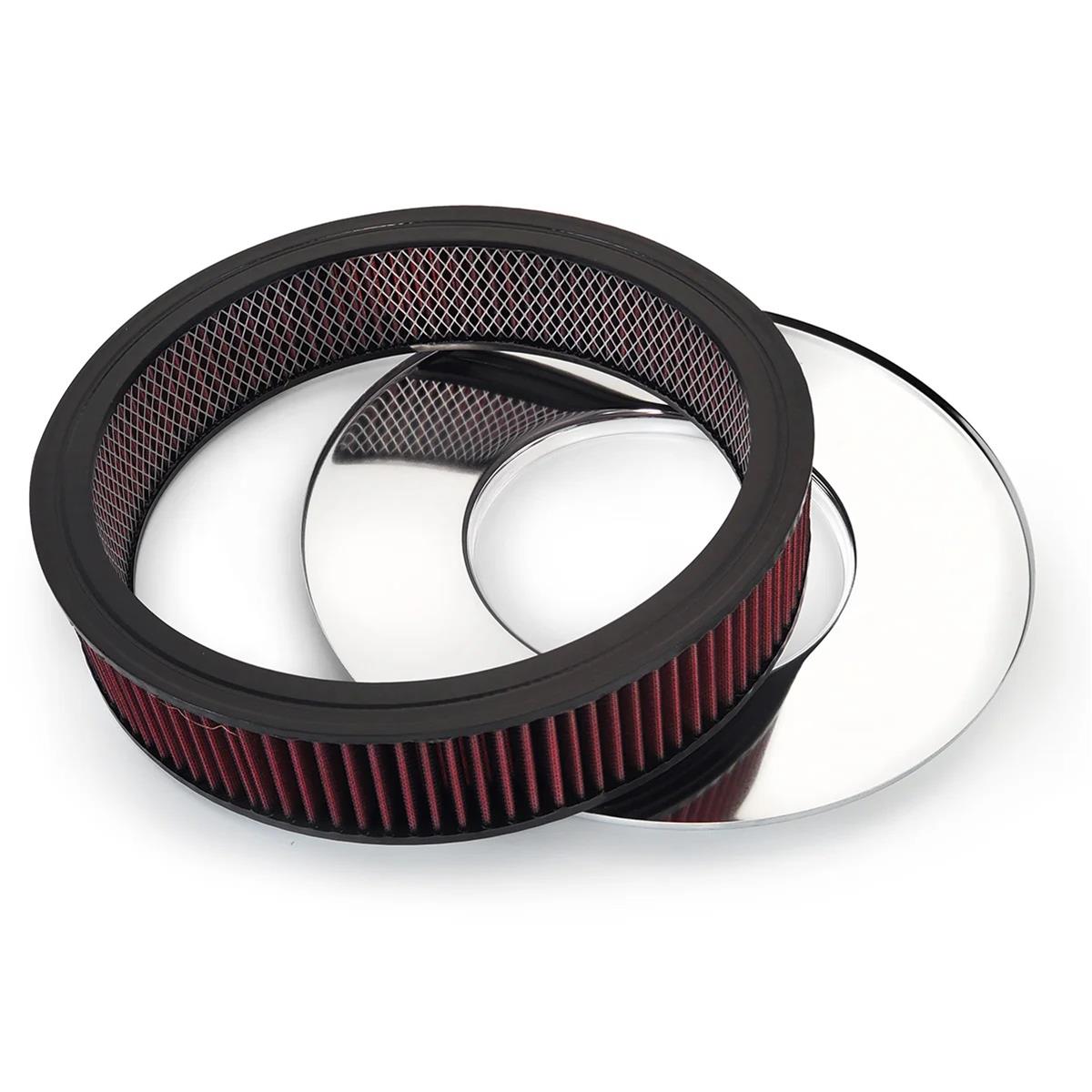 BluePrint BPP144 14" BluePrint Black Air Cleaner w 4500 Dominator Base Air Cleaner Assembly