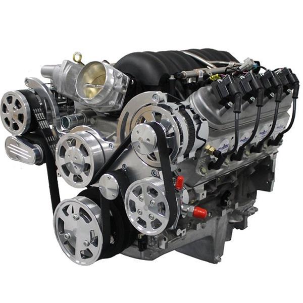 BluePrint BPPLSFDPS LS FRONT ACCESSORY DRIVE, FULL SERPENTINE W ALT, PS, WP, BRACKETS, BOLTS Engine Pulley Kit