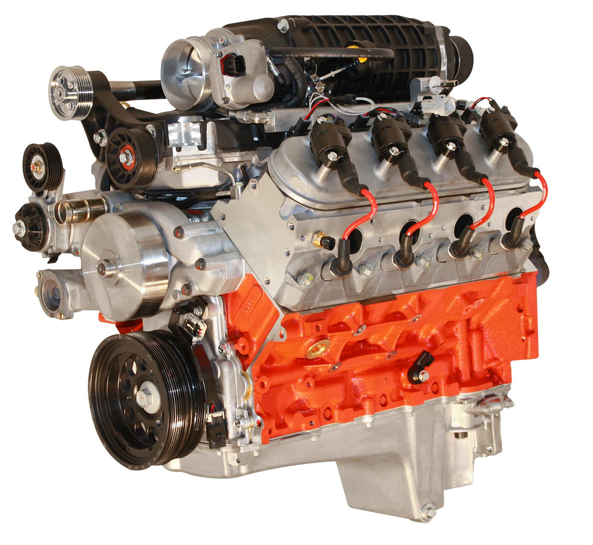 BluePrint PSLS4272SCT Ford 427 CI LS ProSeries Stroker Crate Engine Dressed Longblock w/ Supercharger