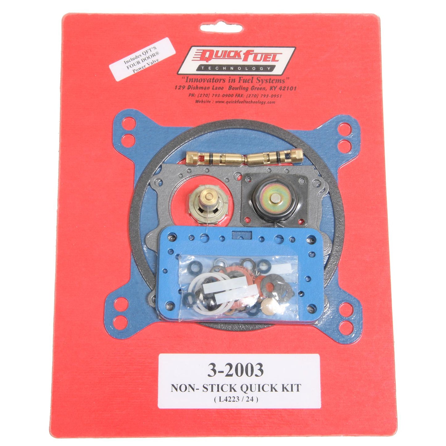 Quick Fuel QFT3-2003QFT Carburettor Rebuild Kit for Centre Squirters 4223/4224