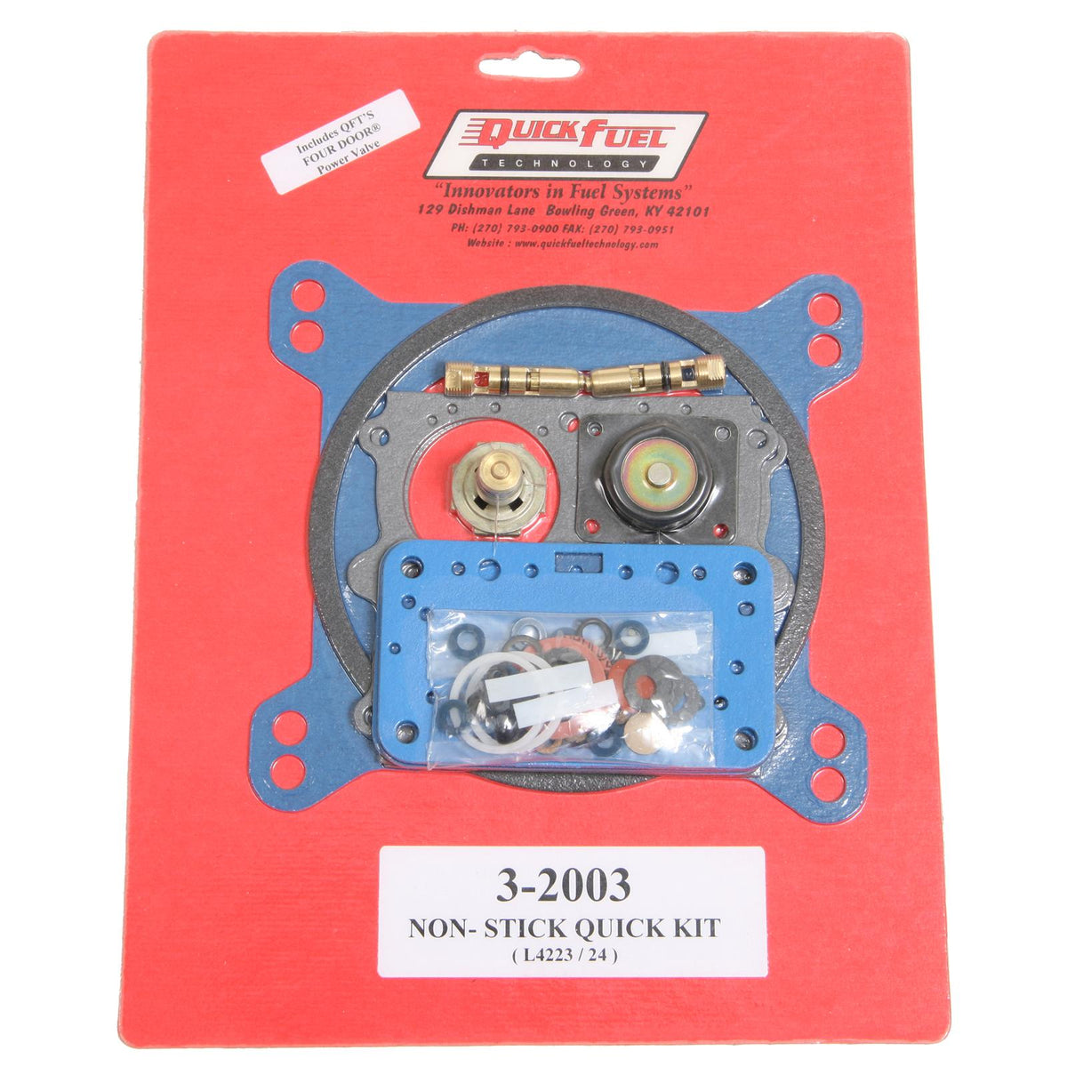 Quick Fuel QFT3-2003QFT Carburettor Rebuild Kit for Centre Squirters 4223/4224