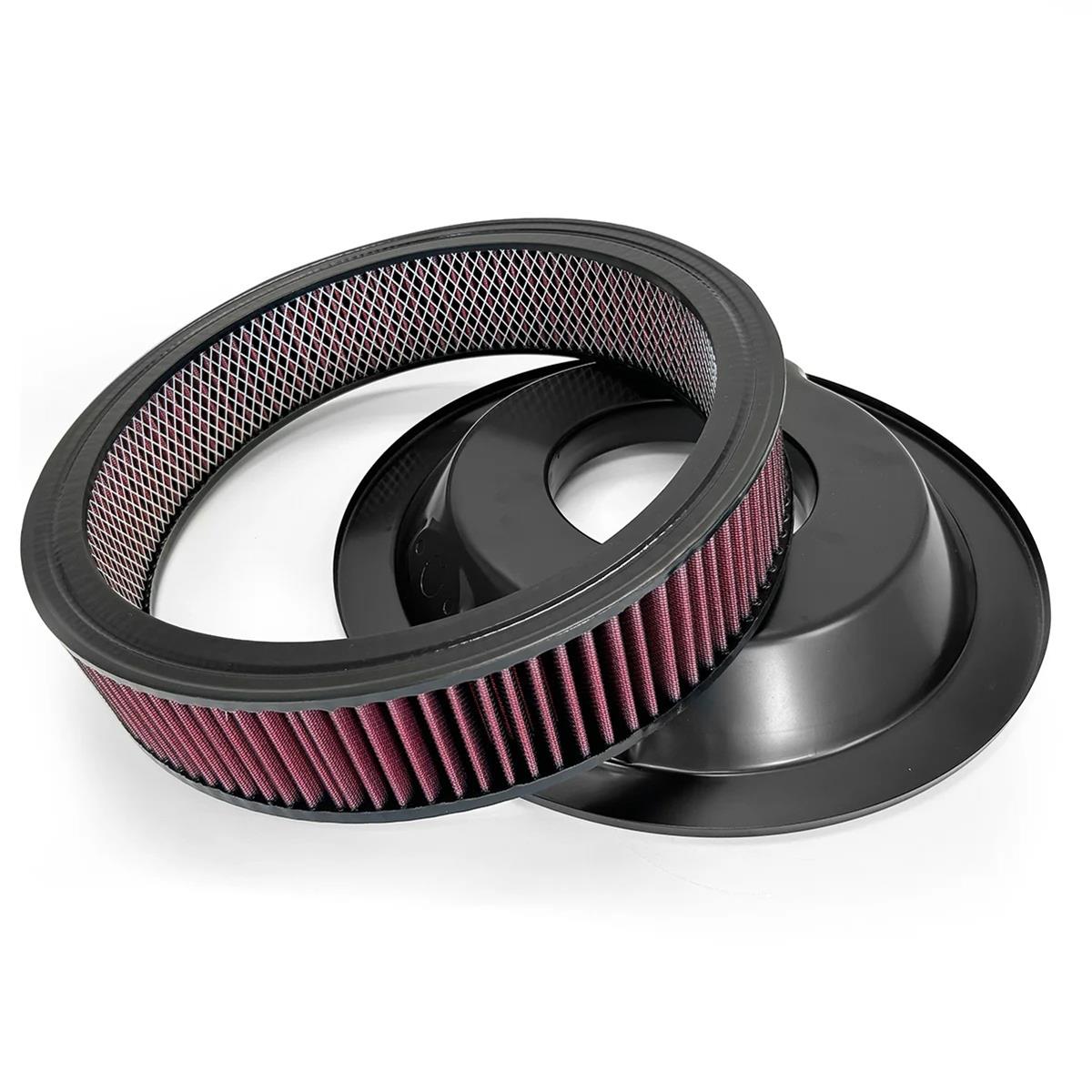 BluePrint BPP4304BK 14" BluePrint Black Air Cleaner w Drop Base Black Air Cleaner Assembly