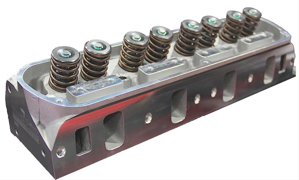 BluePrint HP9008 SB Ford Aluminum Cylinder Head 190cc Pedestal Mount Assembled Engine Cylinder Head