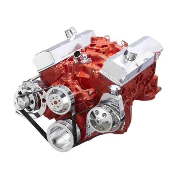 BluePrint BPP350FDPS3 Chev SB FRONT ACC DRIVE, DUALBELT QUICK SERP W ALT, PS, WP, BRACKETS, BOLTS Engine Pulley Kit