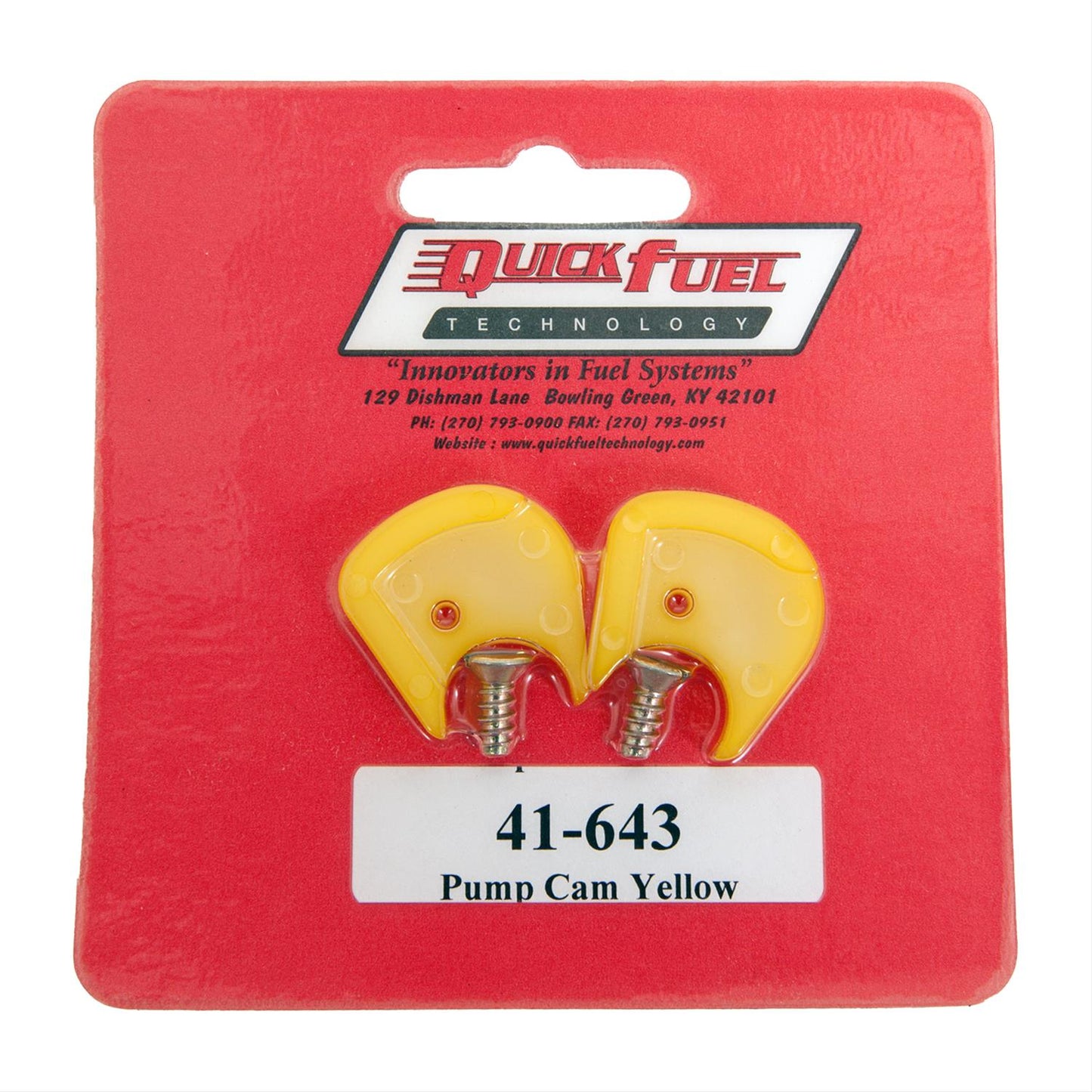 Quick Fuel QFT41-643QFT QFX & 4500 Yellow Pump Cam