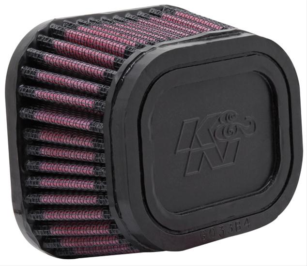K&N Filters KNRU-3410 Universal Rubber Filter 1-1/4"Flg 3-7/8" X 3-7/16" 2"
