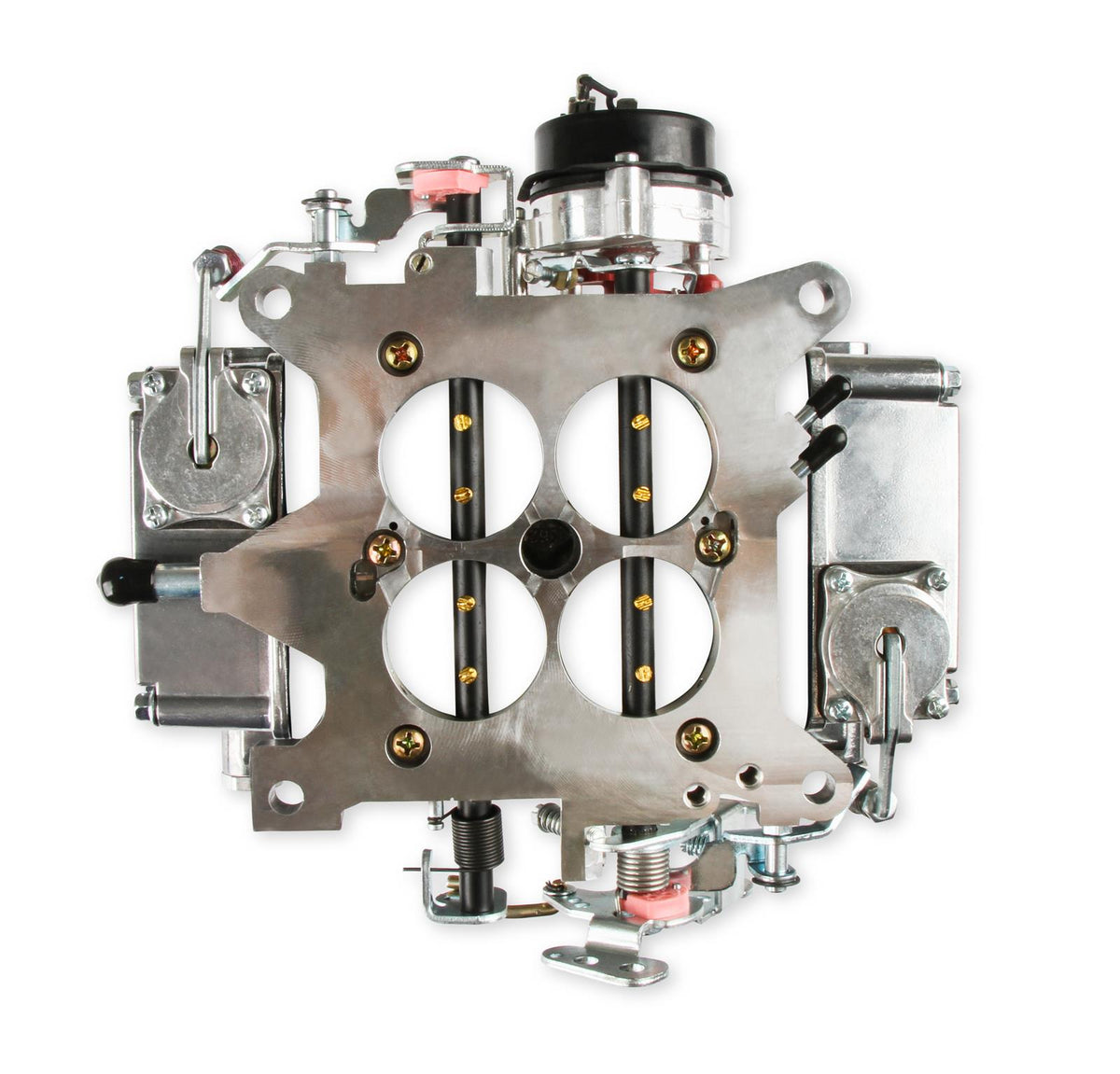 Quickfuel QFT-BR-67276 Brawler Diecast Series Carburetor 650 CFM Mechanical Secondary Electric Choke 4-barrel Square Bore Tumble Polished