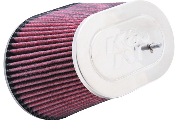 K&N Filters KNRC-5047 Universal Chrome Air Filter 120Mm Flg Id 203Mm L X 143Mm