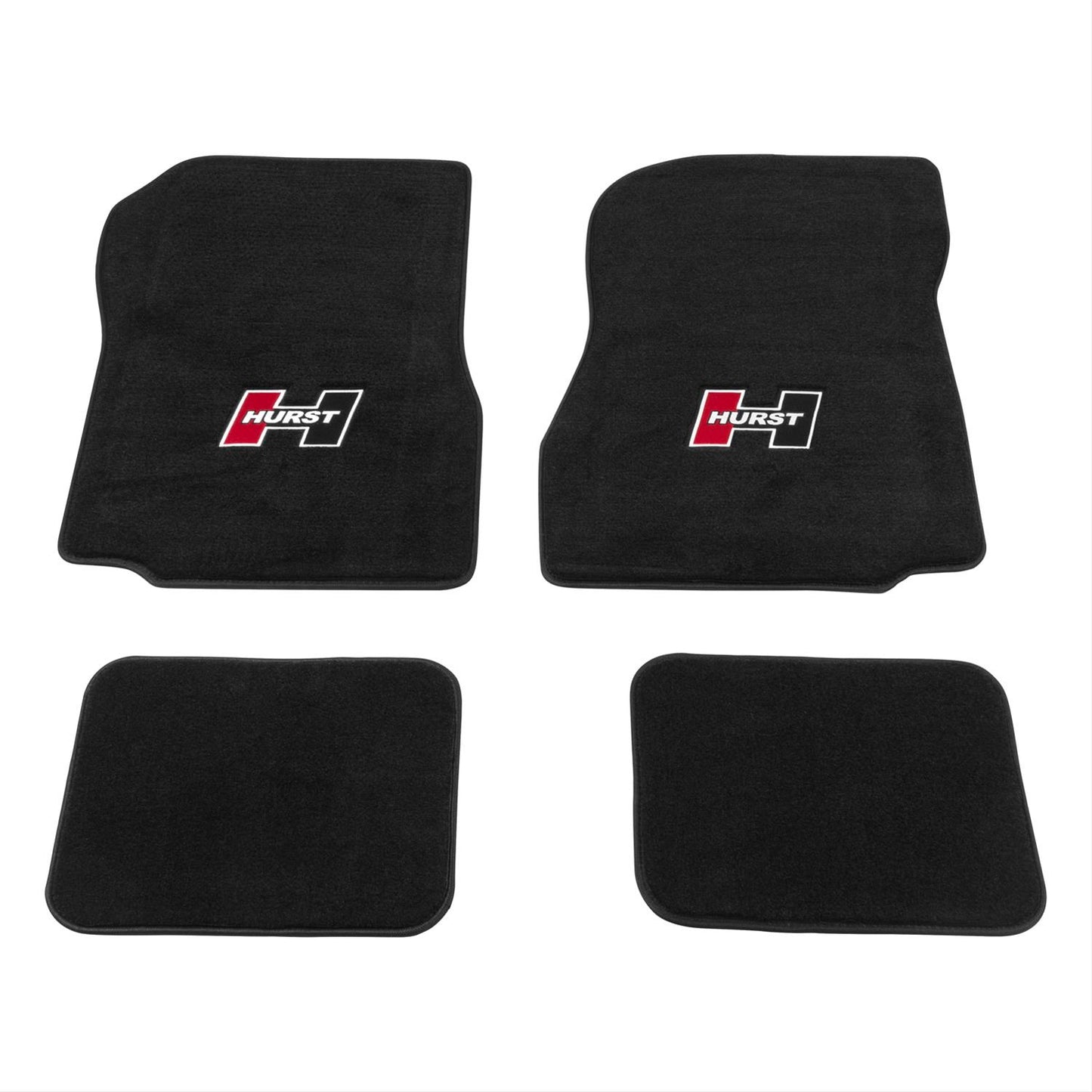Hurst HU6370002 Floor Mat Set Red 68-72 Gm A