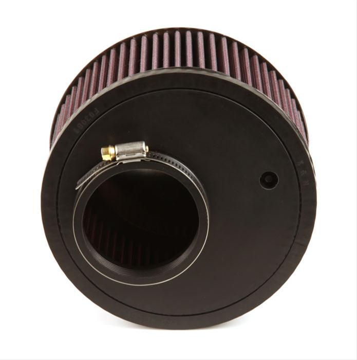 K&N Filters KNRA-099V Universal Chrome Air Filter 3"O/S Flg 7"Od 4"H"