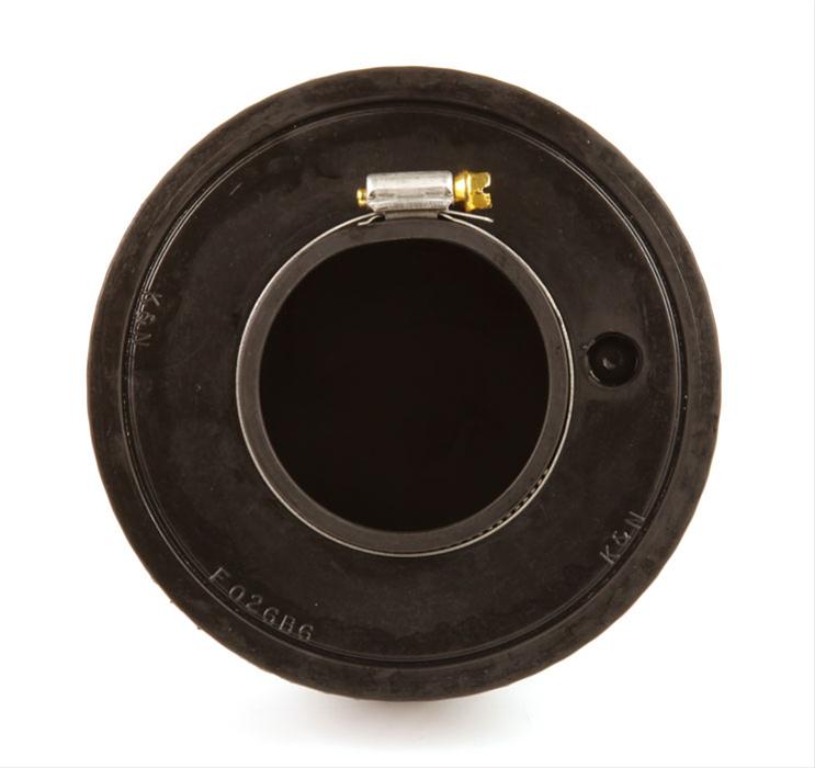 K&N Filters KNRA-062V Universal Chrome Air Filter 2-9/16"Flg 5-1/2"Od 2"H Cr T"