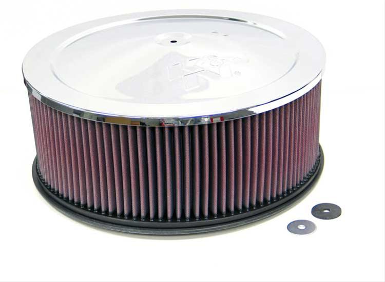 K&N Filters KN60-1245 Custom Air Filter Assembly 7-5/16"Flange 14"Dia 6-1/2"H"