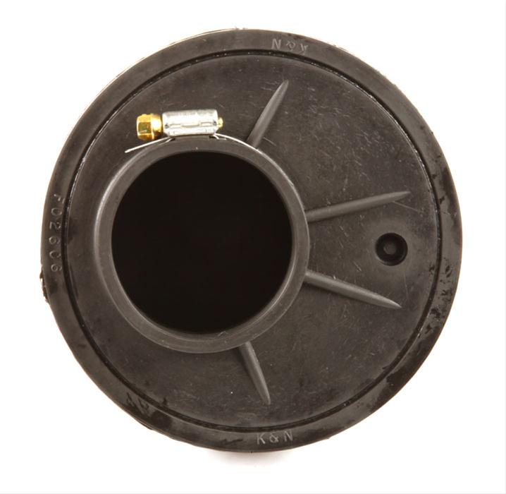 K&N Filters KNRA-0660 Universal Rubber Air Filter 2-9/16"O/S Flg 6"Od 2"H Ru"