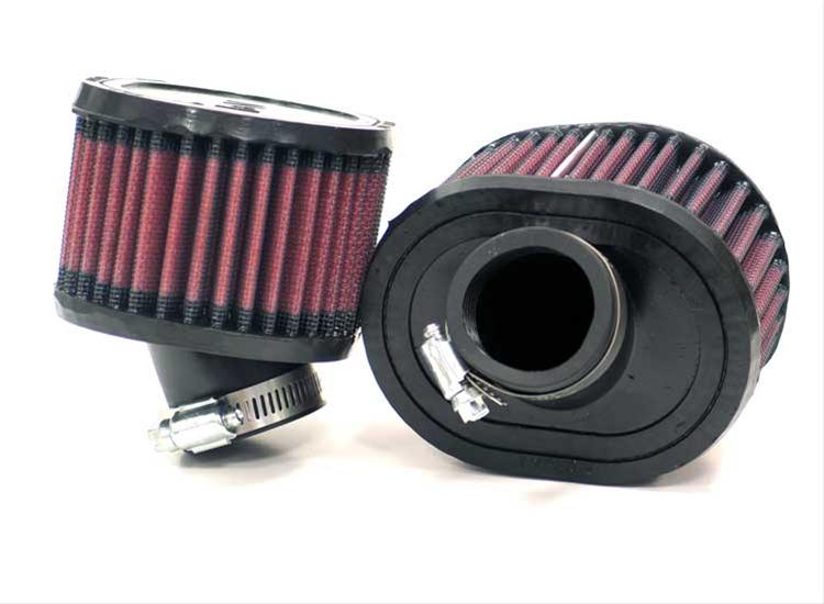 K&N Filters KNR-0642 Universal Rubber Air Filter 2 1-1/2" 30 Deg Flg 2-3/4"H"