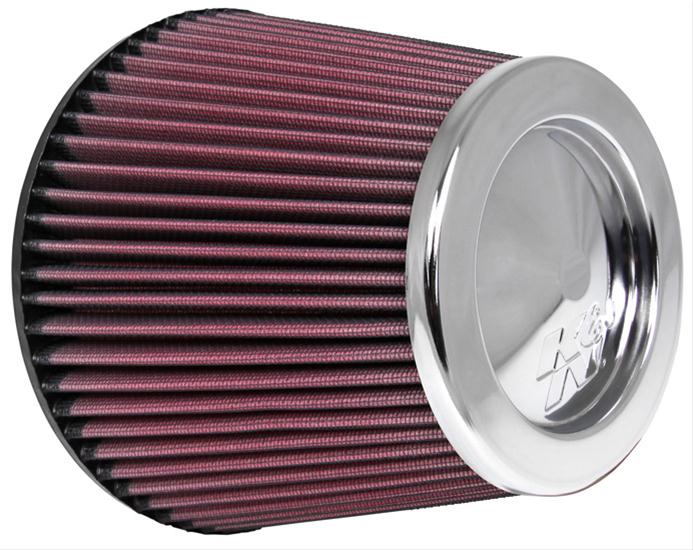 K&N Filters KNRC-4381 Universal Chrome Air Filter 6"Flg 7-1/2"B 5"Cr-T 6"H"