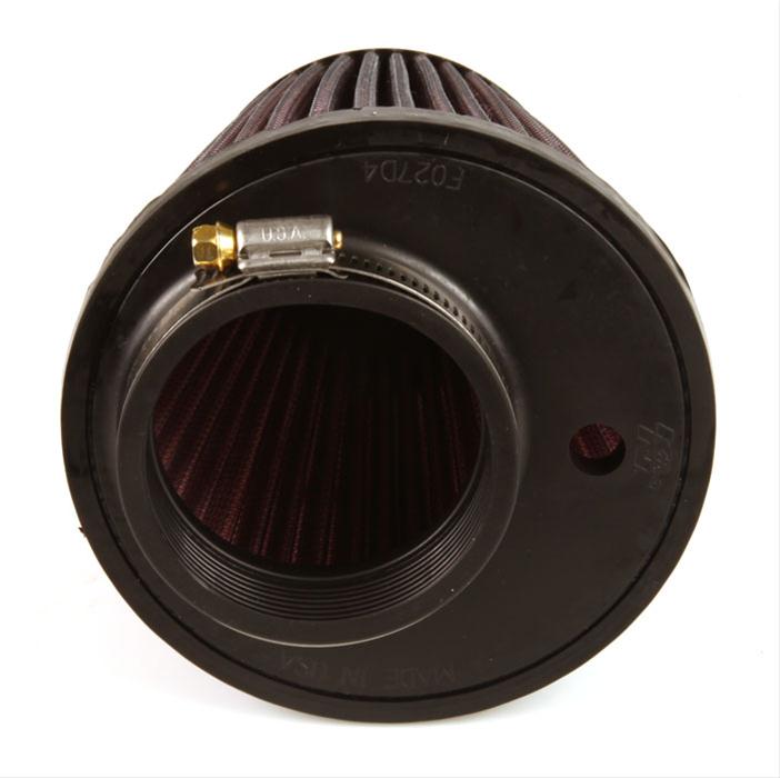 K&N Filters KNRC-4500 Universal Chrome Air Filter 2-3/4"Flg 5-3/16"B 3-1/2"T"