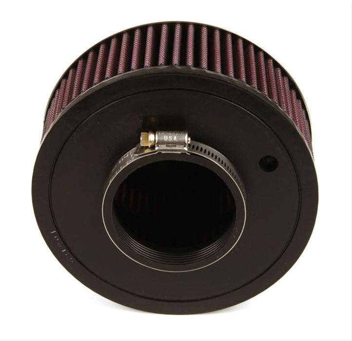 K&N Filters KNRA-095V Universal Chrome Air Filter 3-1/16"Flg 7"Od 3"H"