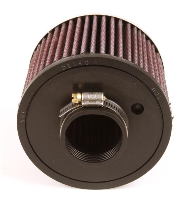 K&N Filters KNRA-057V Universal Chrome Air Filter 2-1/16"Flg 5-1/2"Od 4"H"