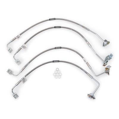 Russell RU695970 Brake Hose Kit; Jeep Jk