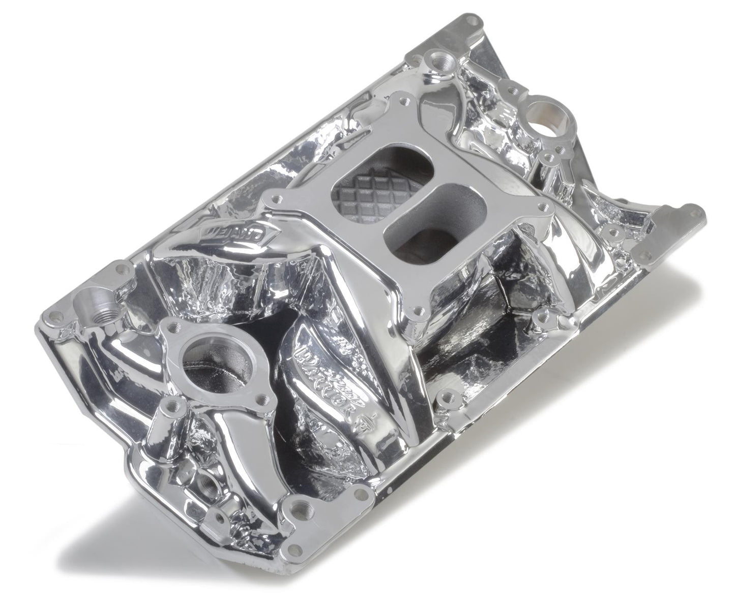 Weiand WM8502C Speed Warrior Intake Manifold Everbright Chev 262-400 Vortec V8