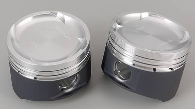 Wiseco Pistons K548M855 MITS TURBO DISH -17cc 1.378 X 85.5