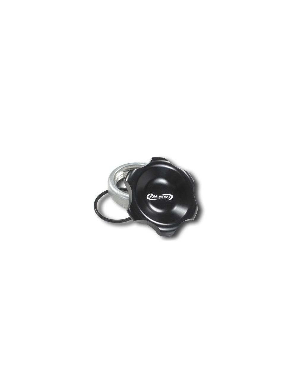 PWC73-755 | 2 in. Black Fill Cap With Aluminum Bung, Pro-werks C73-755