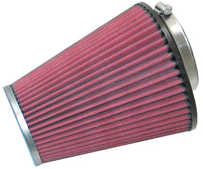 K&N Filters KNRC-1586 Universal Chrome Air Filter 70Mm Flg 147Mm B Od 89Mm T O