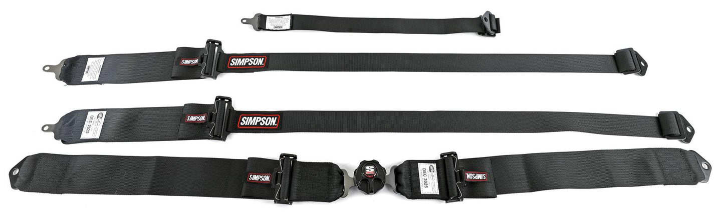 Simpson SI29110BKHR1X Camlock Belt 5 Point Black
