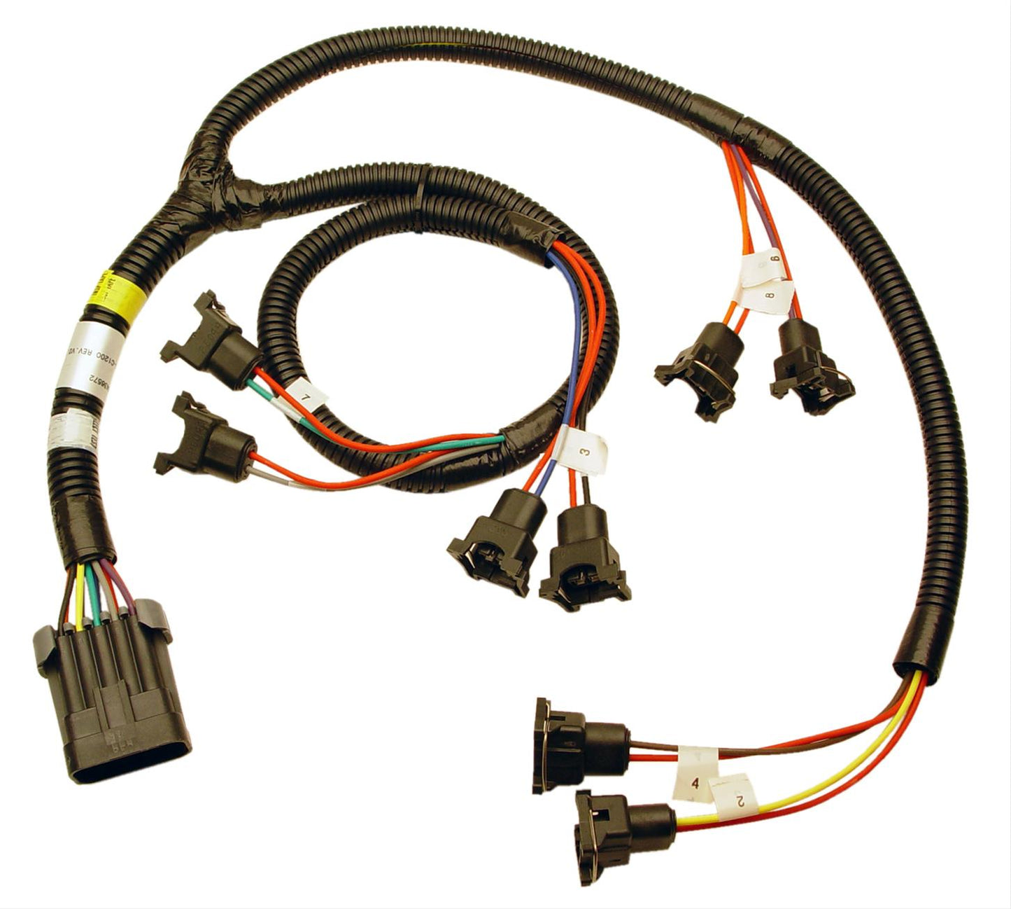 FAST FAST301201 Wiring Harness F.I. 4&7 Swap SBC & BBC