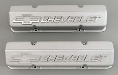 GM Performance GM10185064 Sbc Tall Alloy Valve Covers Incl Chev Logo