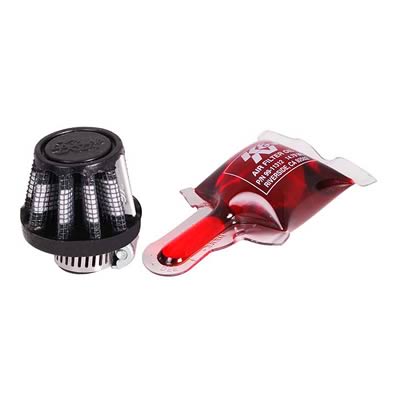 K&N Filters KNRU-5162 Universal Rubber Filter 5/8-Od"Flg 1-3/8""B 1"T 1-1"