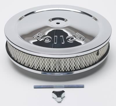 Holley HO120-145 Air Cleaner Assy Round 10" Carbs w/ 5.125" Dia Ne
