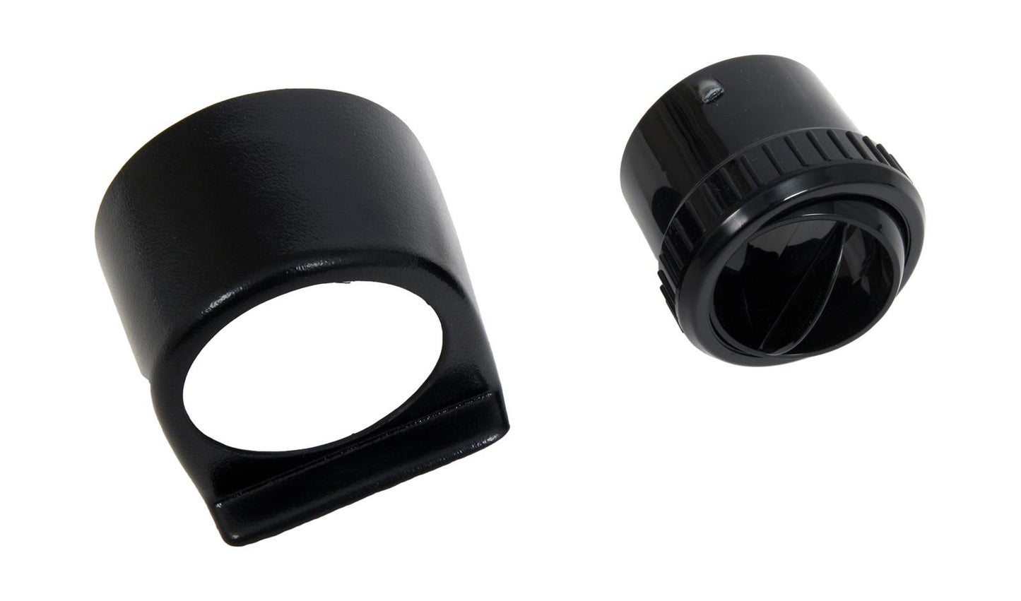 Vintage Air VA49354-VUL Rectangle Louvre, All Black 3.875" X 1.562" For 2.5" Hose