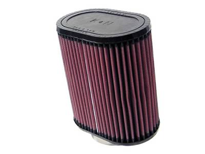 K&N Filters KNRU-1550 Universal Rubber Filter 2-3/4"10 Deg Flg 6-1/4" X 4""