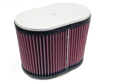 K&N Filters KNRD-4650 Custom Air Filter Hlbrn 2-5/8" Dual 9" X 5-1/2""