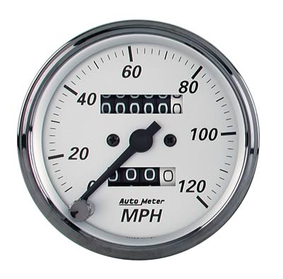 AutoMeter 1993 3-1/8" SPEEDOMETER, 0-120 MPH, AMERICAN PLATINUM