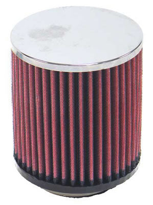 K&N Filters KNRC-3710 Universal Chrome Air Filter 2-7/8"Flg 4-1/2"Od 5"H"