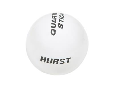 Hurst HU1631036 Knob,Quarter StkWhite7/16-20