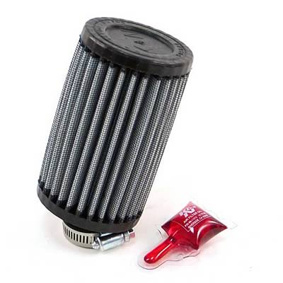 K&N Filters KNRU-0110 Universal Rubber Filter 1-1/4"20Deg Flg 3"Od 5"H"