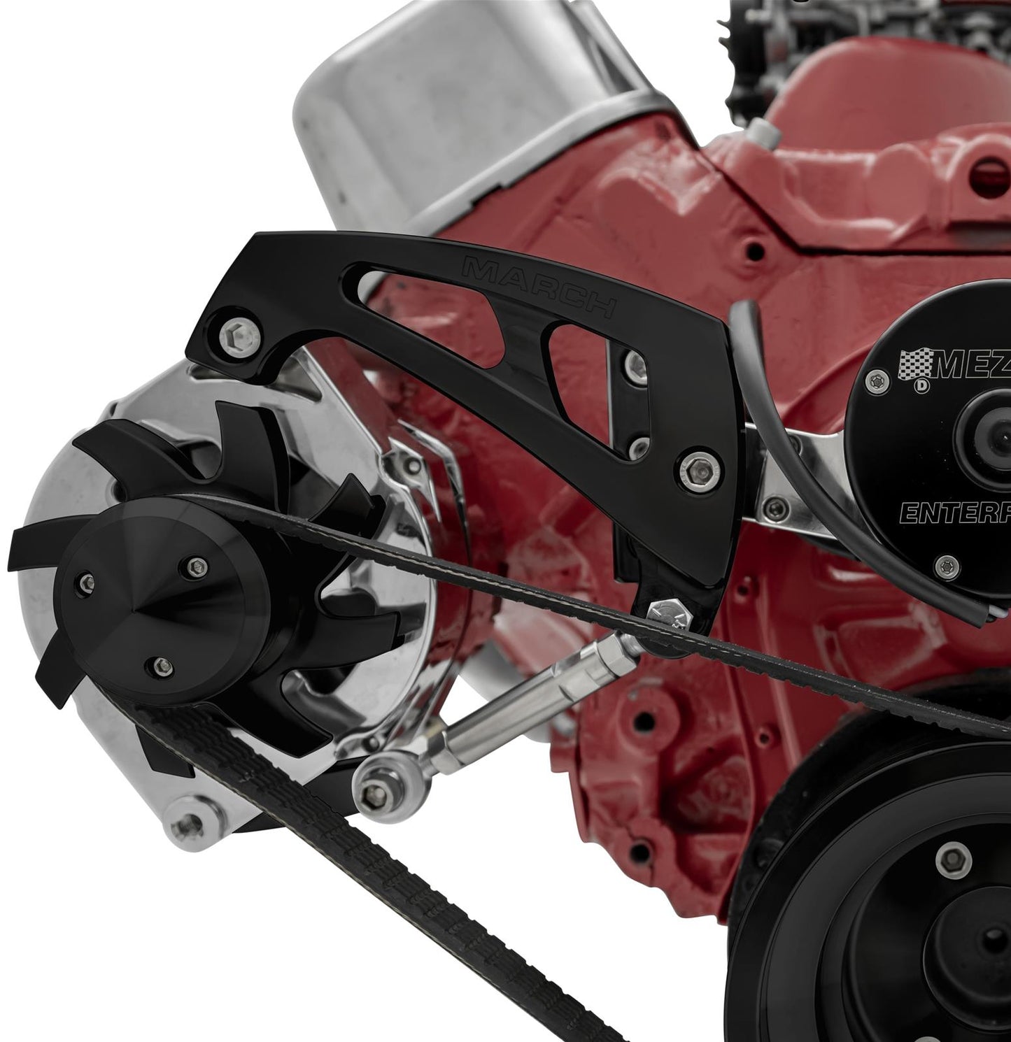 March Performance Products MPP23003-08 March Alternator Bracket Blk