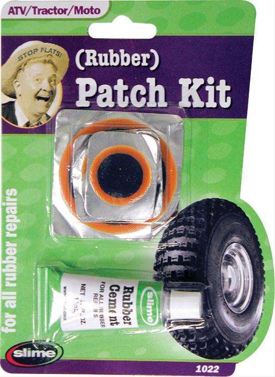 Slime FS-1022-A Slime Rubber Tube Patch Kit w/ Glue Carded