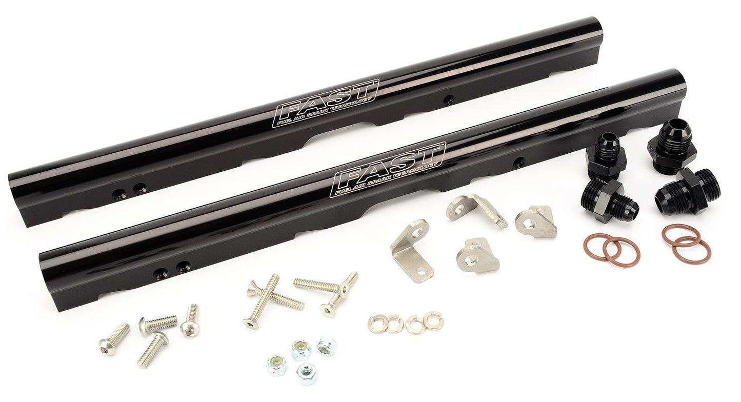 FAST 146032B-KIT Black Billet Fuel Rail Kit for LS1 and LS6 LSXr 102mm Intake Manifolds
