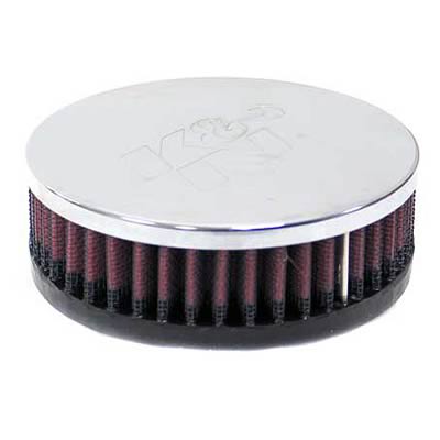 K&N Filters KNRC-0330 Universal Chrome Air Filter 1-3/4"0/S Flg 4-1/2"Od 1-1/2"