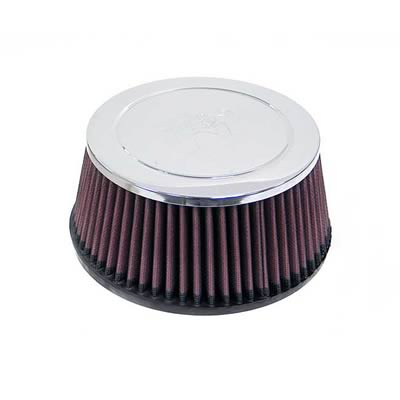 K&N Filters KNRC-4850 Universal Chrome Air Filter 2-3/4"Flg 6-3/4"B 5-7/8"T 3"