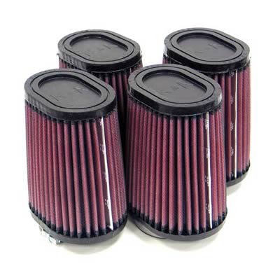 K&N Filters KNRU-2754 Universal Rubber Filter 4 2-1/8"Flg O/S 4" X 3" 5""