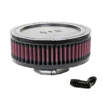 K&N Filters KNRA-0550 Universal Rubber Air Filter 2-1/16"Flg 5-1/2"Od 2"H"