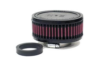 K&N Filters KNR-1390 Universal Rubber Air Filter 2-1/4"Flg 4-1/2" X 3-3/4" 2""