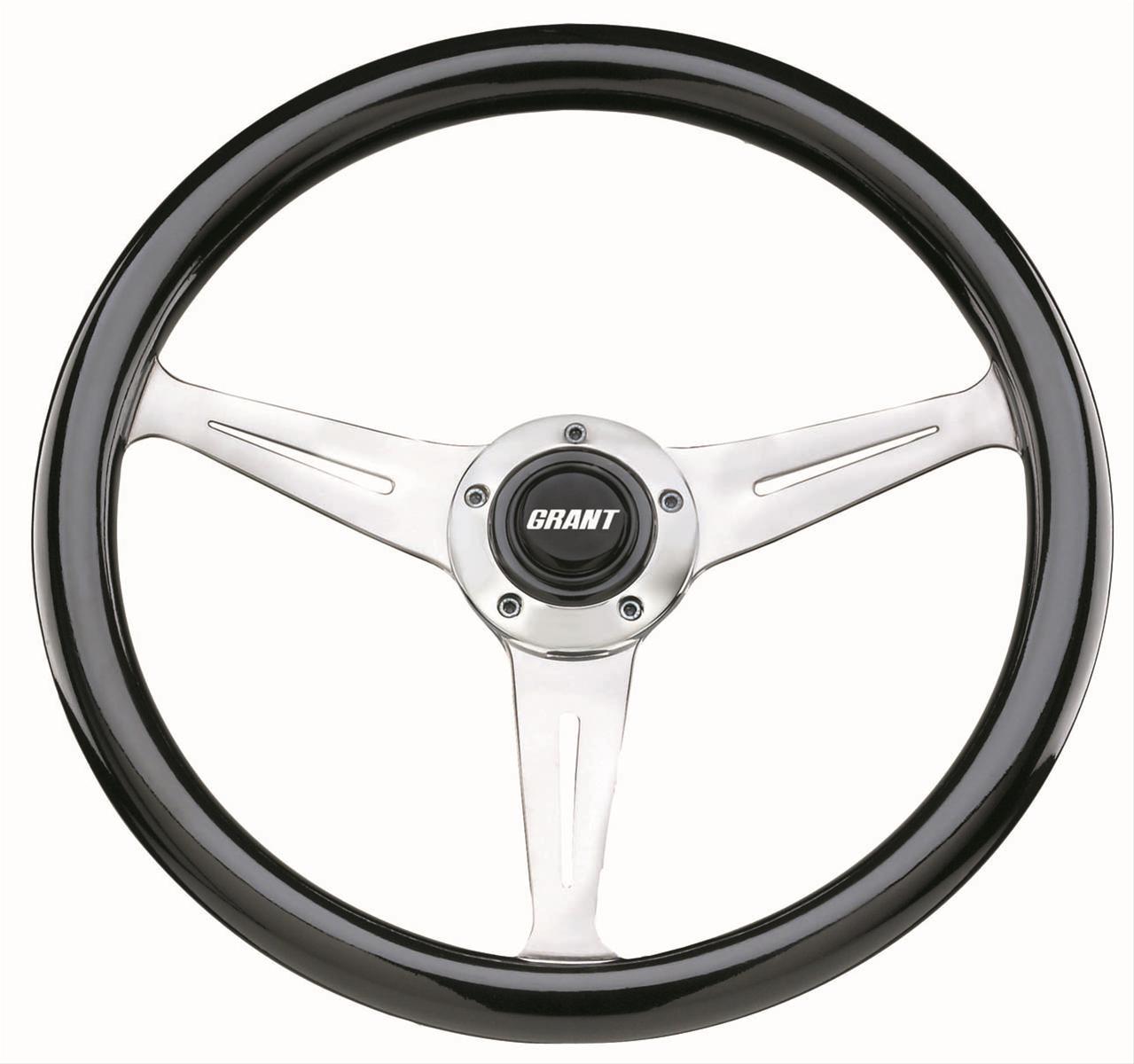 Grant GR1178 14.5" Collector'S Edition Steering Wheel Black Wood Grip 3" Dish