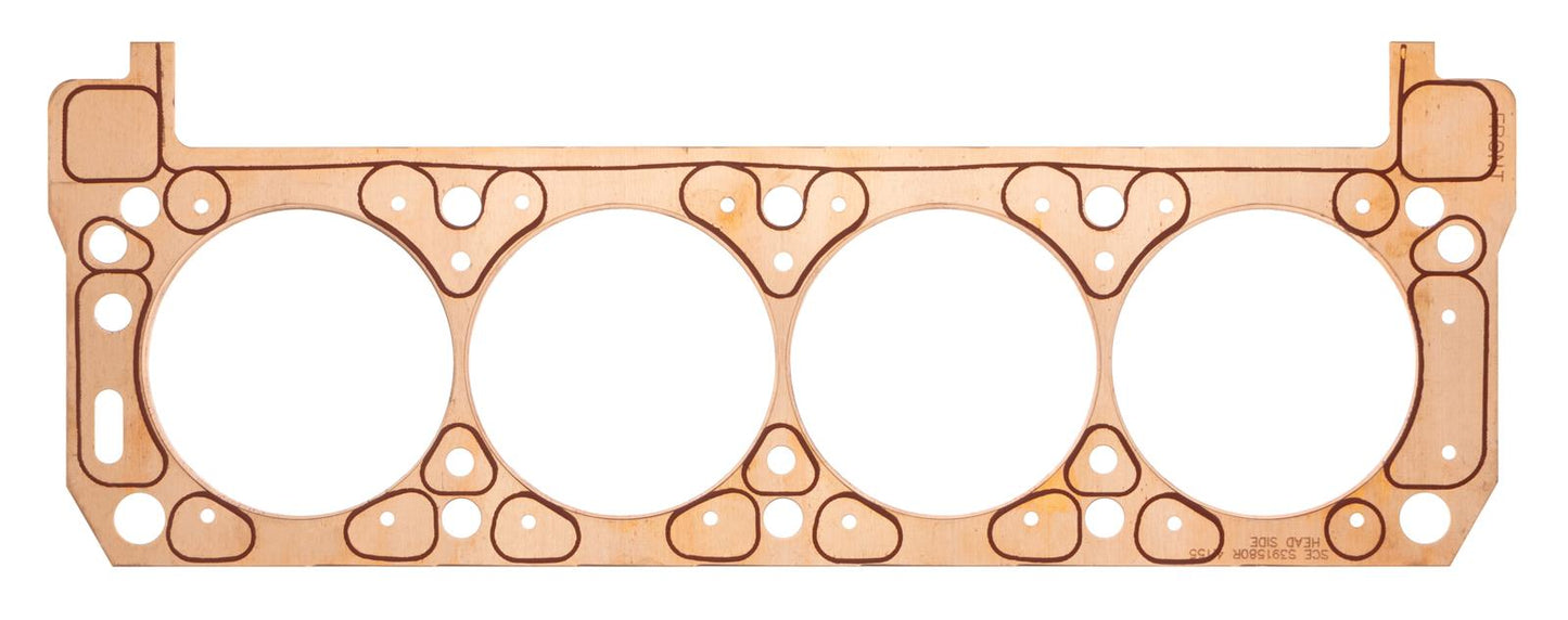 SCE Gaskets S391562R FORD R302/YATES C3 4.155 X .062 ICS TITAN COPPER HD GSKT RIG